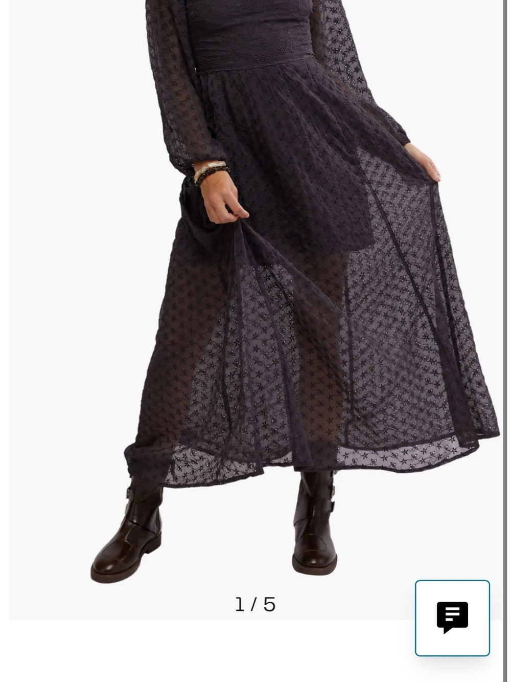 Free People Malina eyelet dress.